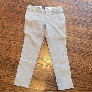 Banana Republic Women's Striped light blue Cropped Pants
